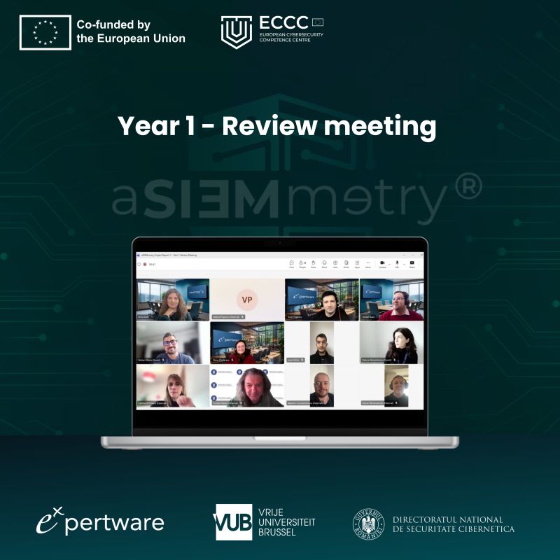 aSIEMmetry Partners Meet for the Year 1 Project Review